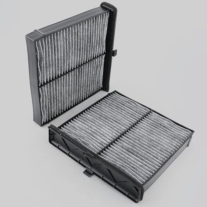 2pcs Set Activated Carbon Cabin Air Filter for Mazda 3 (2019-2025), CX-30 (2020-2023), CX-50 (2023-2025); Replace BDTS-61-J6X, BDTS61J6X