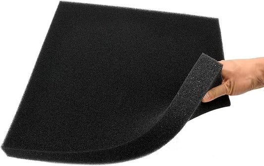 Aquarium Filter Bio Sponge Pad, Foam Sponges Filter Media, Cut fit it Filter Accessories for Fish Tanks and Ponds (18"x18"x1.6" (50PPI) 1 Pack)