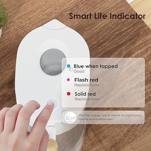 Waterdrop Water Filter Pitcher with 1 Filter, 200-Gallon Long-Life, Chubby 10-Cup Large Water Filter Pitcher, NSF Certified, 5X Times Lifetime, Reduces PFOA/PFOS, BPA Free, White