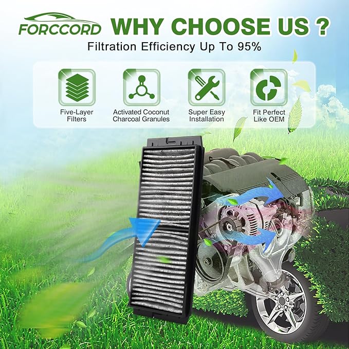 4-PACK HEPA Cabin Air Filter Fits for Mazda 3 2010-2013, Mazda 3 Sport 2010-2014 Activated Carbon Cabin Filter Replacement CF11672 BBM4-61-J6X Accessories