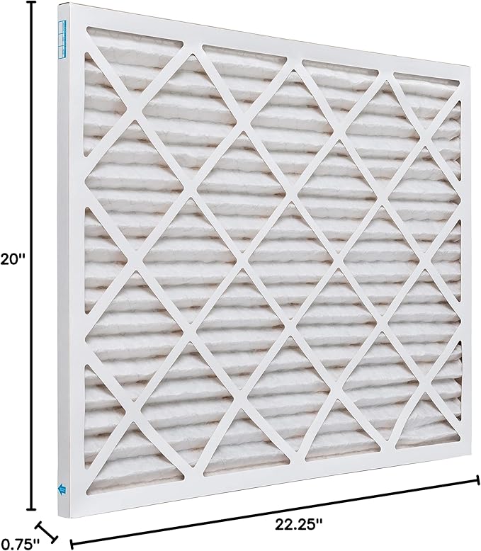Aerostar 20x22 1/4x1 MERV 11, Pleated Air Filter, 20 x 22 1/4 x 1, Box of 4, Made in the USA