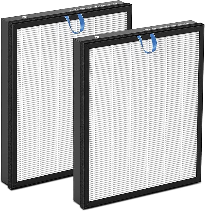 Vital 200S Replacement Filter for Levoit, High Efficiency and Activated Carbon Filter, 2 Pack