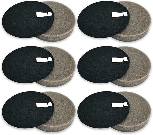 6 Pack Filter Replacement Compatible with Bissell 3070, 3080 PowerGlide Pet Slim Corded Cordless Stick Vacuum Cleaner, Washable and Reusable, Compare to Part: 1623102