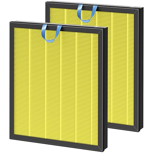 Vital 200S Pet Care Replacement Filter Compatible with LEVOIT Vital 200S and Vital 200S-P Air Purifi-ers, 3-IN-1 Premium Filter and Activated Carbon Filter, for Vital 200S-RF, LRF-V201-WUS, Yellow