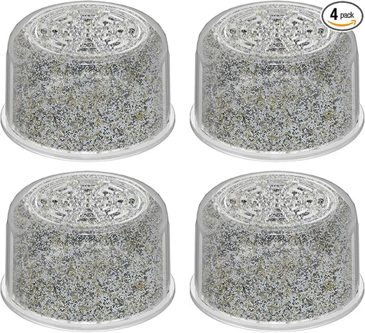 4 Pack Shower Head Filter Replacement Cartridge Compatible with All Canopy Fixed & Handheld Filtered Shower Head, Shower Filter For Hard Water