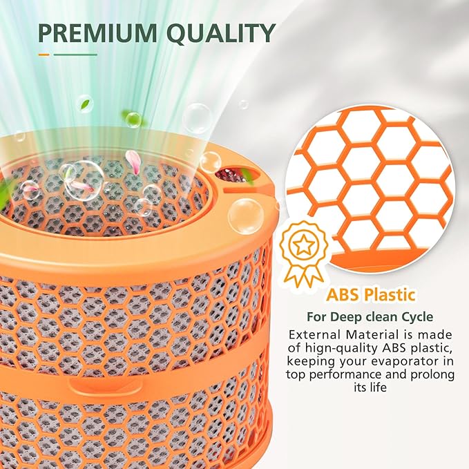 2 Pack PH04 Carbon Fiber Evaporator Filter Replacement Compatible with Dyson PH01 PH02 PH03 PH04 PH3A Air Puri-fier Humidifier Replacement Parts