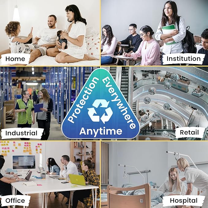 Air Filters 20x25x4 MERV 8, MPR 600, Air Filter (4 Pack)