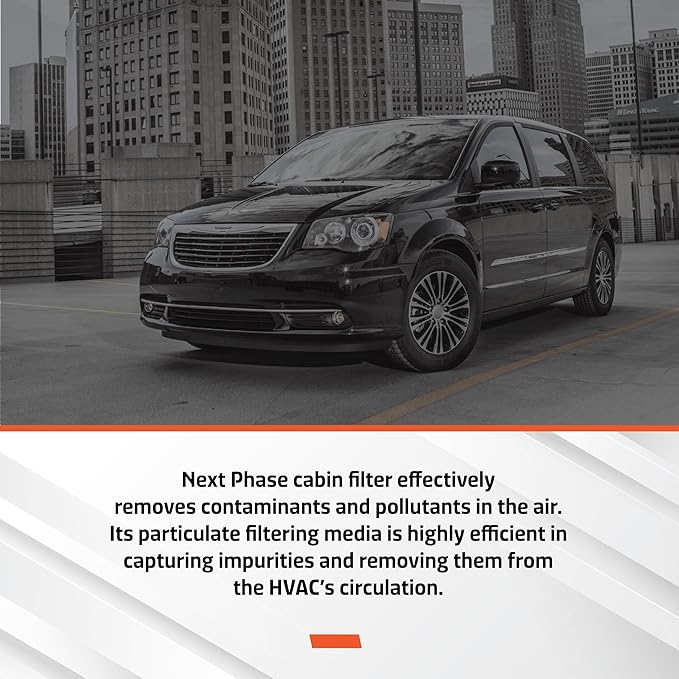 Cabin Air Filter Replacement Pack of 1 - Made in USA - Replaces O.E. 27277EG025, 999A2VX000, 7B0819644, 68127809AA, 27277VX01A, 68042866AA, B7277EG01A, 27277EG000