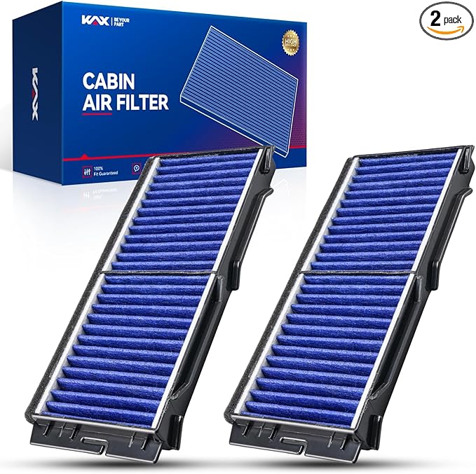 KAX Premiun Cabin Air Filter CF11672 Replacement for Mazda 3(2010-2013),Strong Adsorption w/Upgraded Activated Carbon,Pack of 2