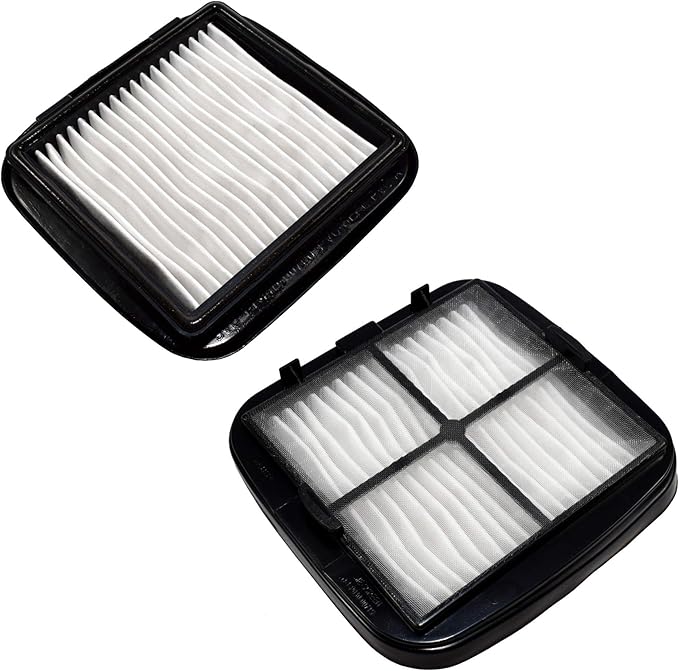 HQRP 2-pack Filter Assembly compatible with Bissell Auto-Mate 35V4, Pet Hair 33A1 27K6, CleanView 47R5 series Hand Vacs, parts 2037416 203-7416 2031432 203-1432 97D5 Replacement