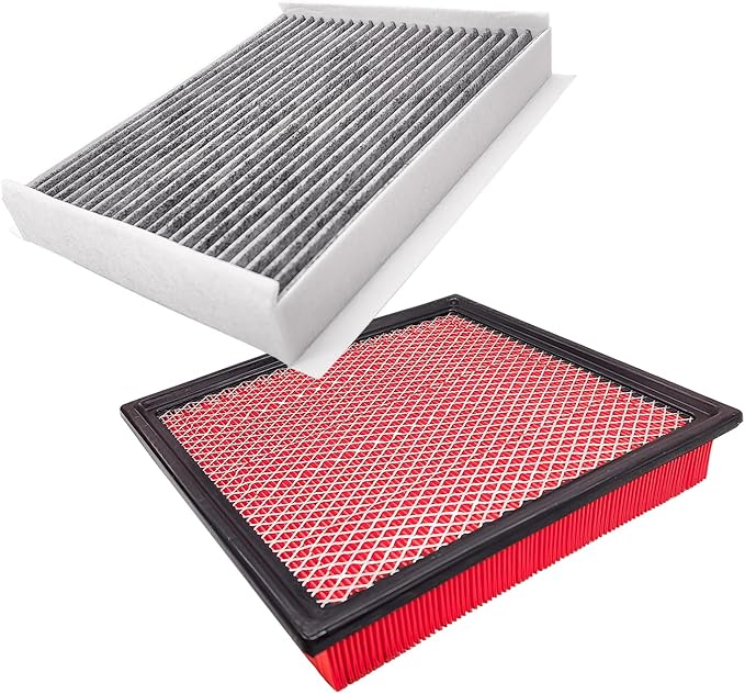 JTBU150-10262 Engine and Cabin Air Filter for F-150(2015-2023),Navigator(2018-2024),EXPEDITION(2018-2024) (V6-3.5L)