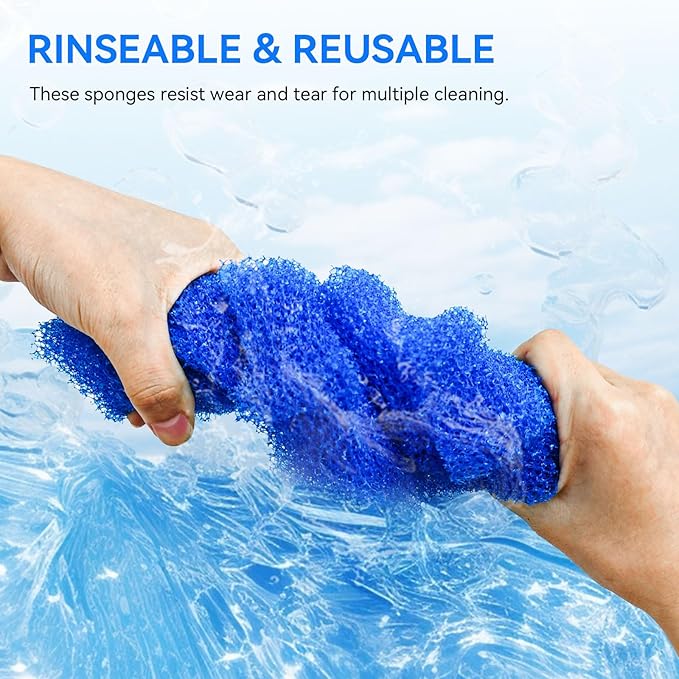 Pond Filter Sponges Replacement for VIVOHOME/VEVOR/VIVOGROW 1580/1840 GPH Pond Filter Parts Compatible with SUNSUN/Grech CPF-2500/3500 Pond Filter Replacement Pads for Koi Ponds