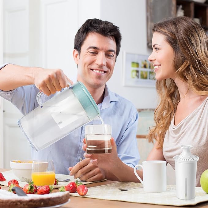 Replacement for Brita® Water Filter, Pitchers and Dispensers, NSF Certified Water Filter Replacement for Brita® Classic, OB03, Mavea® 107007 35557, 3 PCS Water Pitcher Filter