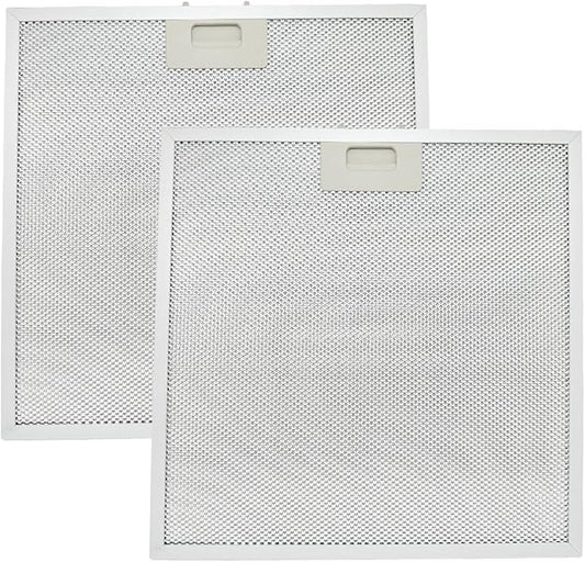2 Pcs WB02X27207 Range Hood Grease Filter Mesh Fit for GE JVX5300BJ1TS JVX5300DJ1WW JVX5300DJ1BB, Replace 4463981 AP6039217 PS11771771 EAP11771771 (13.75''x13.75'')