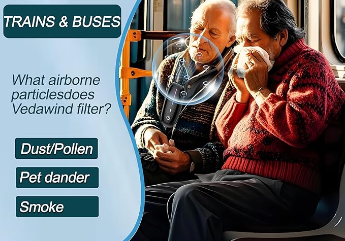 Portable Air Purifier-Wearable Personal Ionizer Necklace,Mini Size, High Gear Ions Generator,Wearable for Travel, Airplane, Office, Outdoor Use, Home Black