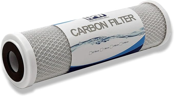 IPW Industries Inc. | 2-Pack WaterPur (CCI-10-CLW) Activated Carbon/Carbon Block Filter for Reverse Osmosis Water Filter Replacement & Water Purifier