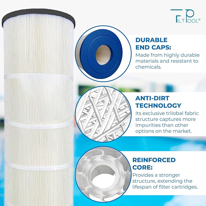 FP-23150 - Pool Filter Replacement for Hayward C1500, Unicel C-8316, Filbur FC-1286 & PXST150 Filter Systems - Swimming Pool Cartridge Filter - 1 PC, 150 SQFT