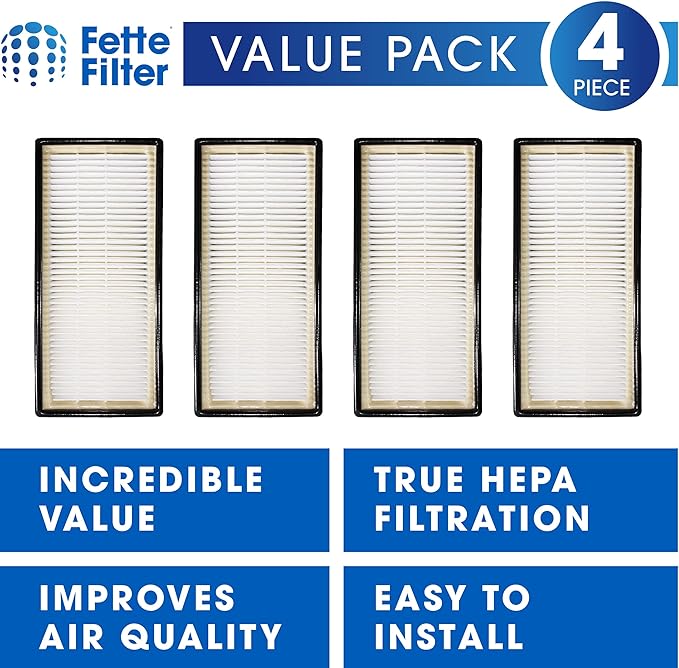 Fette Filter - Premium Filter C Hepa Compatible with Honeywell Filter C for Model HHT-011 HHT-080 HHT-080/1 HHT-081 HHT-085 HHT-090 HHT-145 HHT-145/9 HHT-149 16200 16216 Part # HRF-C2 HRF-C1