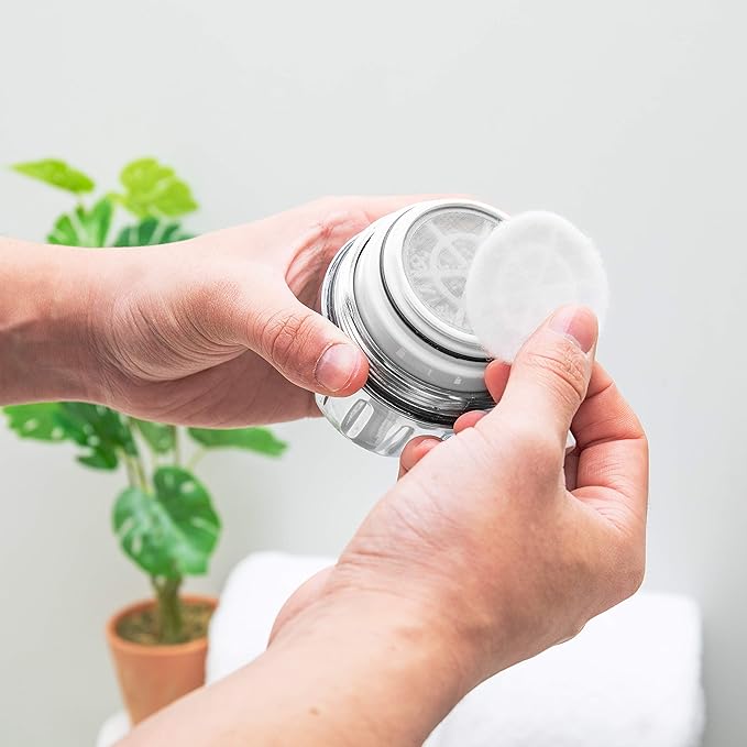 AquaBliss HD Revitalizing Shower Filter Replacement Cartridge For SF400 & SF500-2x Vitamin C + Minerals for Silky Hair, Glowing Skin, Strong Nails. 3-Pack (SFC400)