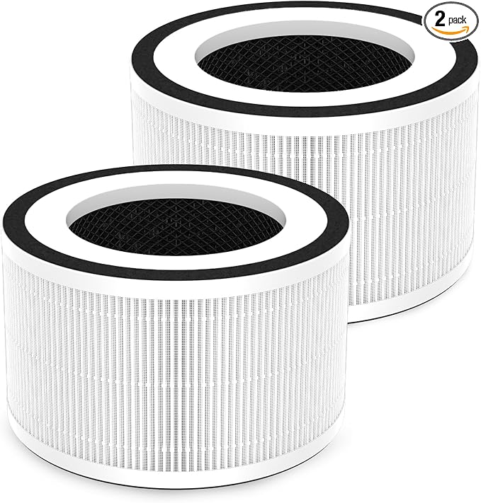 2-Pack True Replacement Filter Compatible with Afloia Fillo/Halo/Mook-a Allo, 3-in-1 High Efficiency True Filter for Fillo Filter