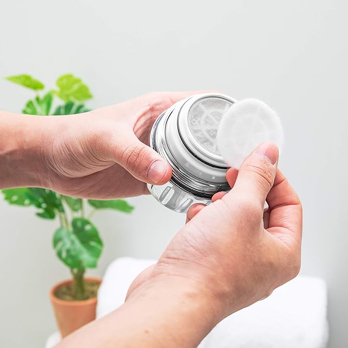 AquaBliss HEAVY DUTY Shower Filter – Latest Superior Advanced 30x Filtration - Universal Multi-Stage Shower Head Filter Reduces Chemicals, Chlorine & Odors - Chrome (SF500)