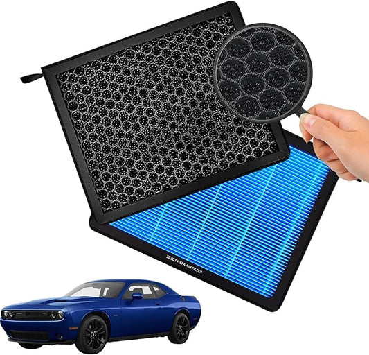 Cabin Air Filter CF11668 Fits Chrysler 300 & Dodge Challenger, Charger (2011-2023), Honeycomb Structure and Activated Carbon Beads – Durable & Sturdy (1 Pack)