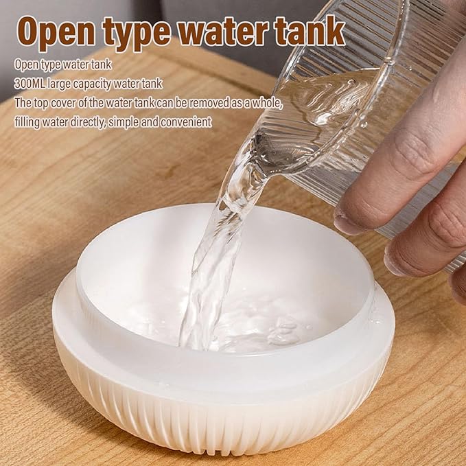 Cool Mist Humidifiers for Bedroom Small Onion Shape Mist Humidifier USB Lighting Quiet Small Air Humidifier for Office Desktop Air Conditioned Rooms