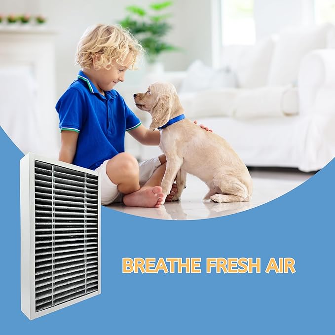 Nispira F1 C01 T02 Carbon Odor Reduction HEPA Filter Replacement For 3M Filtrete Room Air Purifier FAP-C01-F1, FAP-T02-F1, FAPF-F1-O, FAP-C01BA-G1, FAP-T02WA-G1, FAP-ST02W, FAP-ST02N 2 Packs