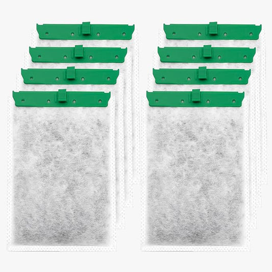 Aquarium 8 Pack Medium Filter Cartridges Compatible with Whisper Filters 10i IQ10 PF10 Power Filters