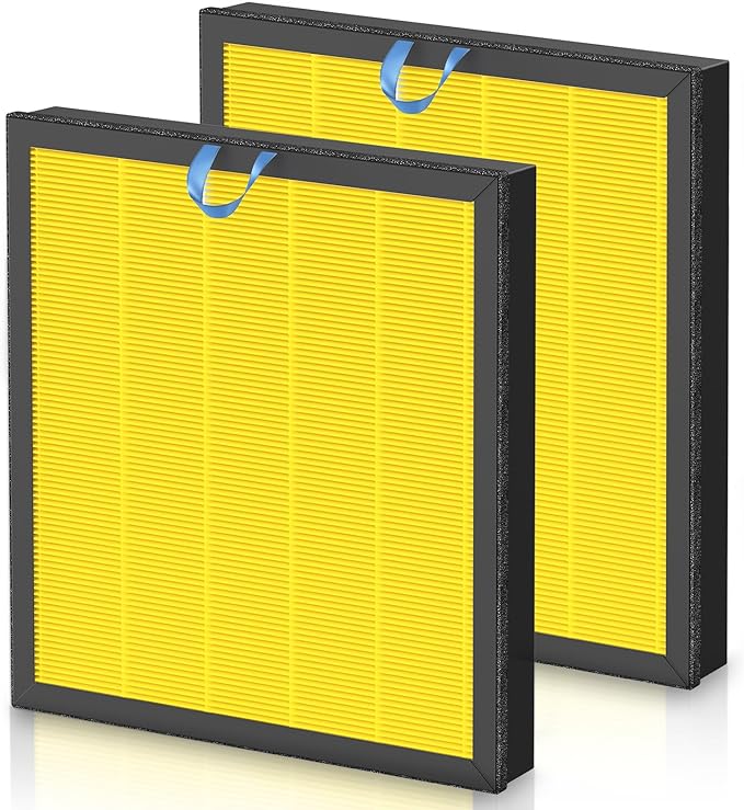 Vital 100S Pet Care Replacement Filter for LEVOIT Vital 100S Vital 100S-P Air Purifier, HEPA and High-Efficiency Activated Carbon Filter, Vital 100S-RF-PA, LRF-V102-YUS, Yellow