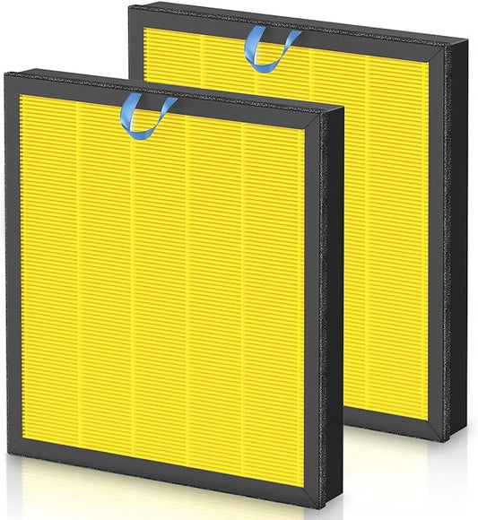 Vital 100S Pet Care Replacement Filter for LEVOIT Vital 100S Vital 100S-P Air Purifier, HEPA and High-Efficiency Activated Carbon Filter, Vital 100S-RF-PA, LRF-V102-YUS, Yellow