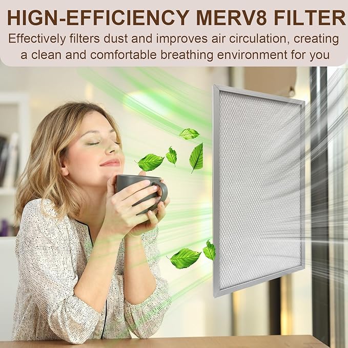 4 Pack MERV-8 Dehumidifier Filters Replacement for AlorAir Basement & Crawl Space Dehumidifiers Sentinel HD55, Sentinel HD55S and Sentinel HDi65