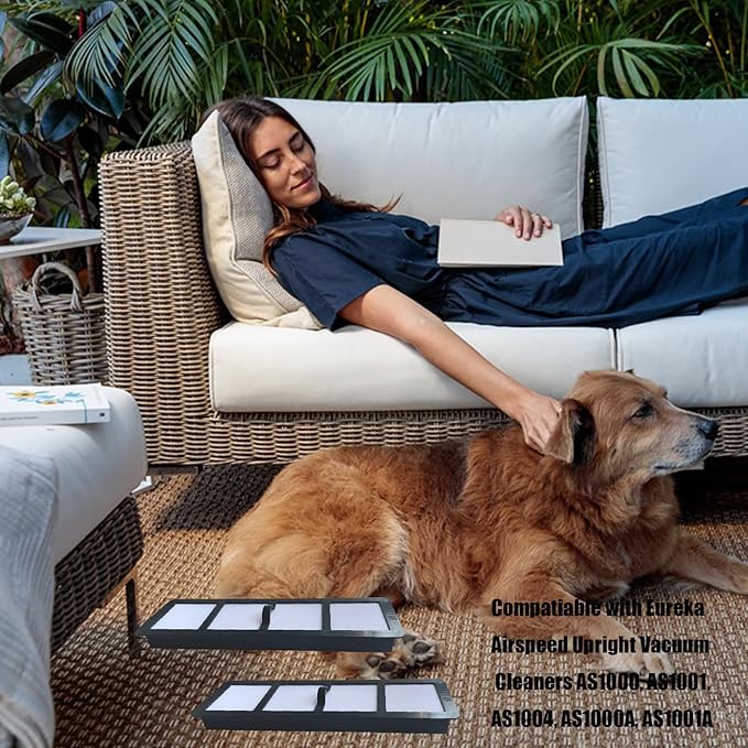 Replacement HEPA EF-6 (EF6) Vacuum Filter for Eureka Airspeed Upright Vacuum Cleaners AS1000, AS1001, AS1051, AS1000A, AS1001A, AS1050