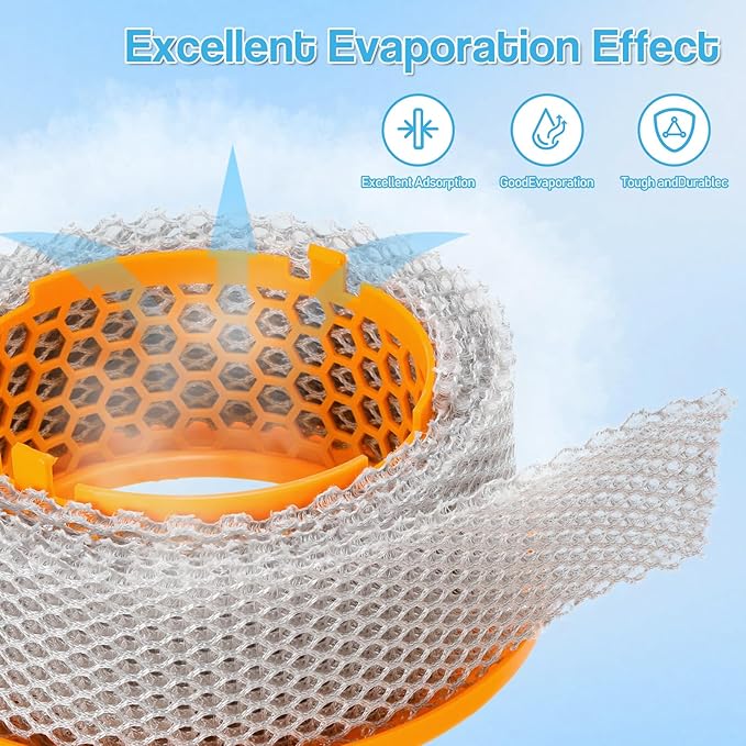 Air Purifier Carbon Fiber Evaporator Filter Replacement for Dyson PH01 PH02 PH03 PH04 PH3A, Replacement Humidifier Filters for Dyson Purifiers