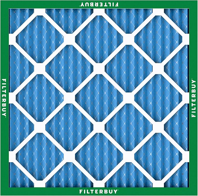 Filterbuy 14x14x1 Air Filter MERV 13 (MPR 1900) Health Defense Replacement (6-Pack), Electrostatic Pleated HVAC AC Furnace Filters, Made in USA (Actual Size: 13.75 x 13.75 x 0.75)