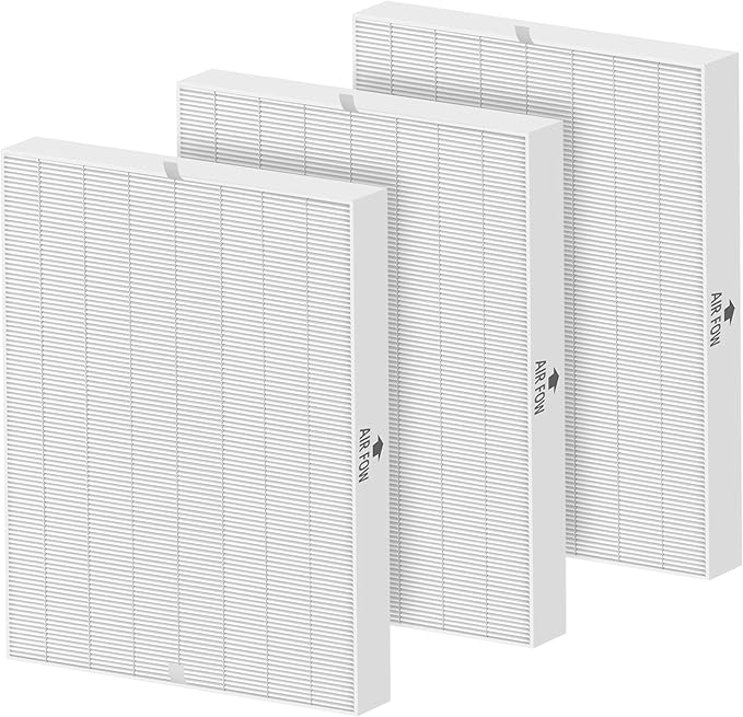 APPLIANCEMATES AP-1512HH Replacement Filter for Coway Airmega AP-1512hh/ap-1518r 200M Air Purifier, 3 Pack AP-1512HH HEPA Filters, Part # 3304899