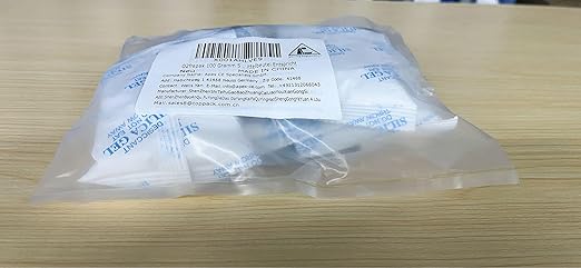 O2frepak 100 Gram(5Packs) Food Grade Moisture Absorbers Silica Gel Packs Desiccant for Storage,Food Safe Dessicant Silica Gel Packets for Moisture Storage Control