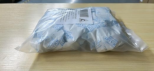 O2frepak 20 Gram(50Packs) Food Grade Moisture Absorbers Silica Gel Packs Desiccant for Storage,Food Safe Dessicant Silica Gel Packets for Moisture Storage Control
