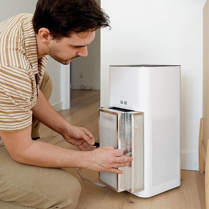 Medify Air MA-50 Genuine Replacement Filter | for Smoke, Smokers, Dust, Odors, Pet Dander | 3 in 1 with Pre-Filter, H13 HEPA, and Activated Carbon | Removal to 0.1 Microns | 2-Pack