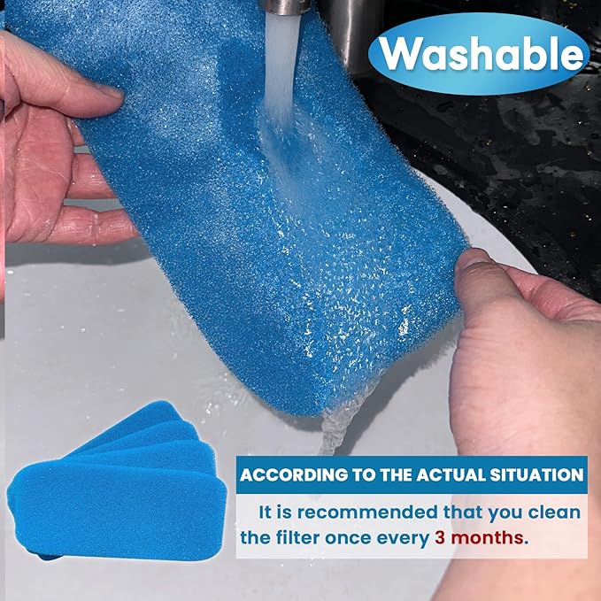 RV AC Filter Reusable, 12.875 x 5.5 RV Air Filters for Air Conditioner Vent, Washable AC Filter 4Pcs