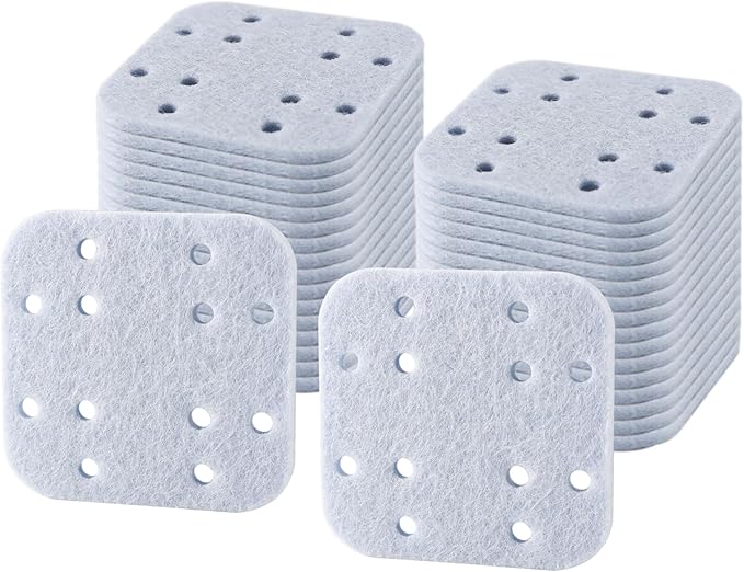 Funmit 30 Pack Humidifier Replacement Filters for LEVOIT, Mineral Absorption Pad Compatible with LV600S, LV600HH, OasisMist450S