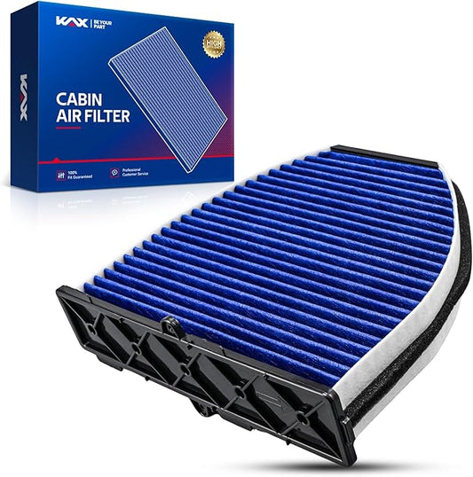 KAX Premiun Cabin Air Filter CF10934 Replacement for Mercedes E350 (2010-2016), C300 (2008-2014), GLK350, C250, C230, C350, E250, E400, E550, Strong Adsorption w/Upgraded Activated Carbon
