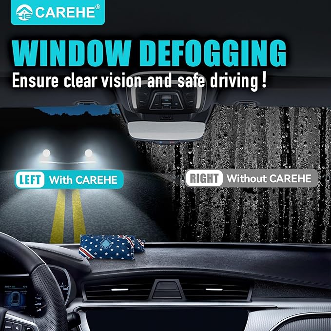 Rechargeable Dehumidifier Bags (2 x 200g) Microwave Reactivated Silica Gel Desiccant Window Condensation Absorber Reusable Moisture Absorbers for Car, Gun Safe, Closet, Garage Storage