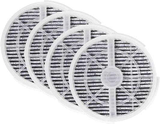 Nispira Activated Carbon HEPA Filter Replacement | For Air Purifier FridaBaby Sound Machine, Meleden, RIGOGLIOSO GL-2103, JINPUS, LTLKY 900S, 2103, 4 Pack