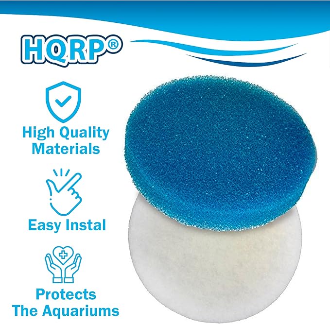 HQRP Fine and Coarse Media Filter Pads (3+2) Compatible with Eheim Classic 600/2217 External Aquarium Canister Filter