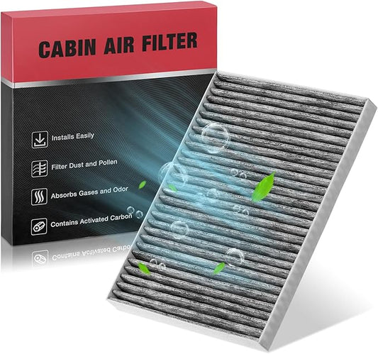 BDFHYK 1PC CF11663 Cabin Air Filter with Activated Carbon Compatible with Buick Enclave, Chevrolet Traverse, GMC Acadia Limited/Acadia, Saturn Outlook 3.6L