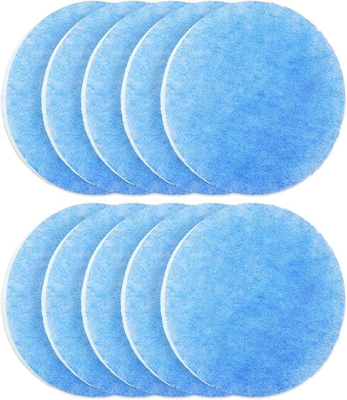 RV AC Air Conditioner Filter 5.25 inch Replacement Round, Upgrade to MERV-8 Air Duct Vent Filter Cleaner Air, 10 Pack