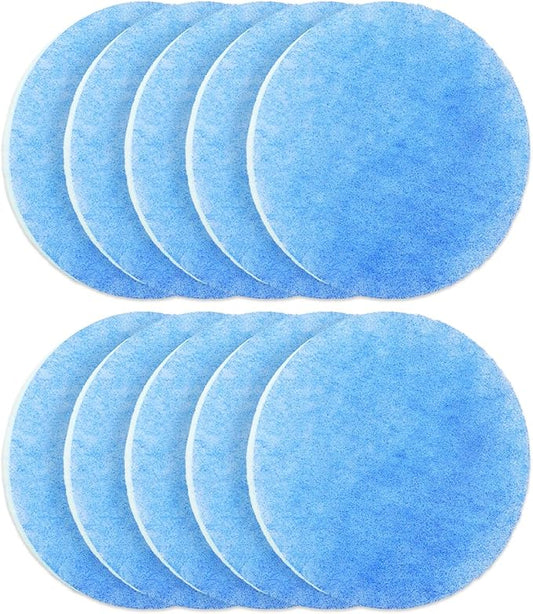 RV AC Air Conditioner Filter 5.25 inch Replacement Round, Upgrade to MERV-8 Air Duct Vent Filter Cleaner Air, 10 Pack