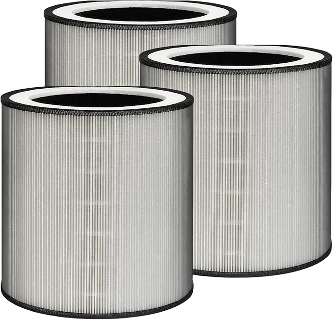 Nispira C610 Replacement Filter Z for Winix C610 Air Purifier 1712-0121-00 H13 Grade True HEPA with Activated Carbon, 3 Packs