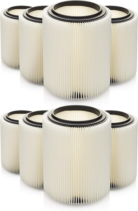 Kopach Replacement Filter for Craftsman and Ridgid Shop Vacs Part # 9-17816 & Part # VF4000, 8 Pack, Original Filter